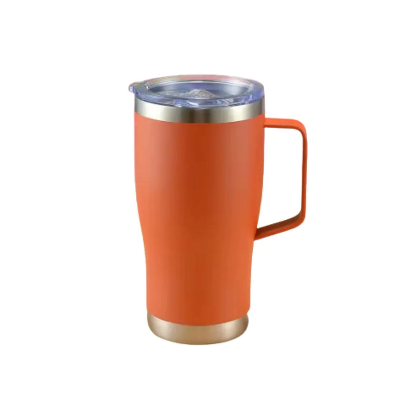 Caneca Térmica 600ml com Tampa e Alça Ergonométrica