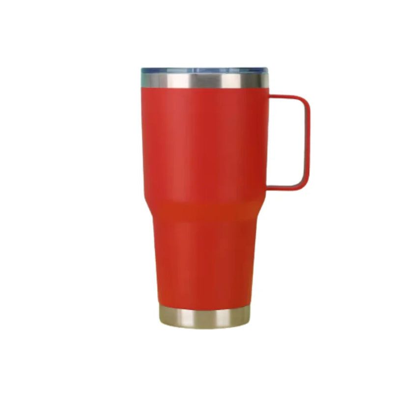 Caneca Térmica 600ml com Tampa e Alça Ergonométrica