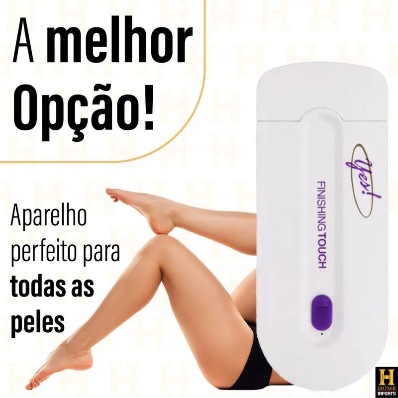 Depilador feminino elétrico Removedor de pelos corporais facial Sim Acabamento