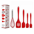 Kit de 5 Utensílios de Cozinha - Cores Sortidas - Design Resistente e Moderno