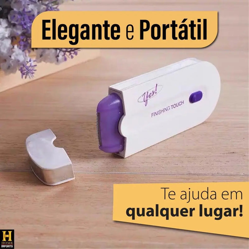 Depilador feminino elétrico Removedor de pelos corporais facial Sim Acabamento