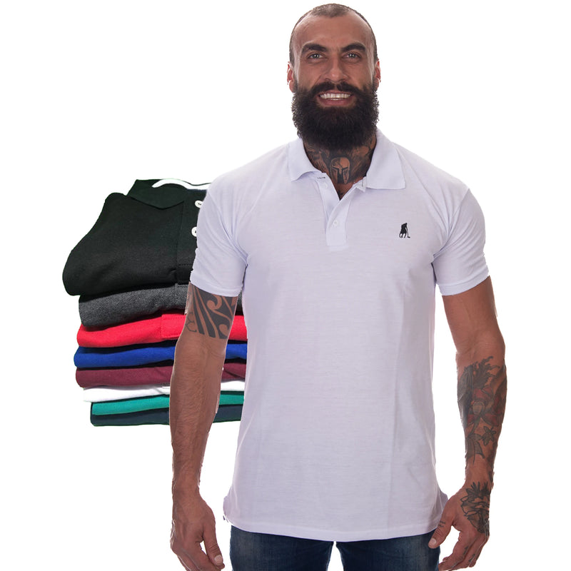 Camisa Gola Polo Masculina Básica Casual