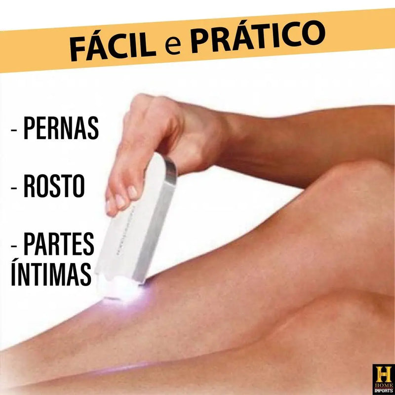 Depilador feminino elétrico Removedor de pelos corporais facial Sim Acabamento