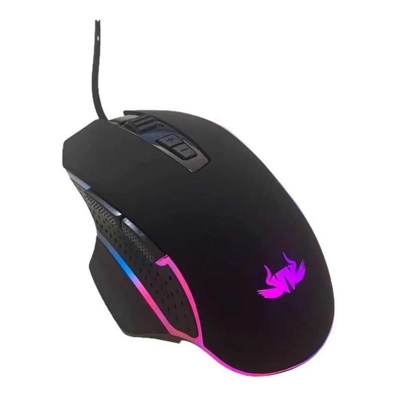 Mouse Gamer Led Rdg 4800dpi 7 Botões Knup Kp Mu006