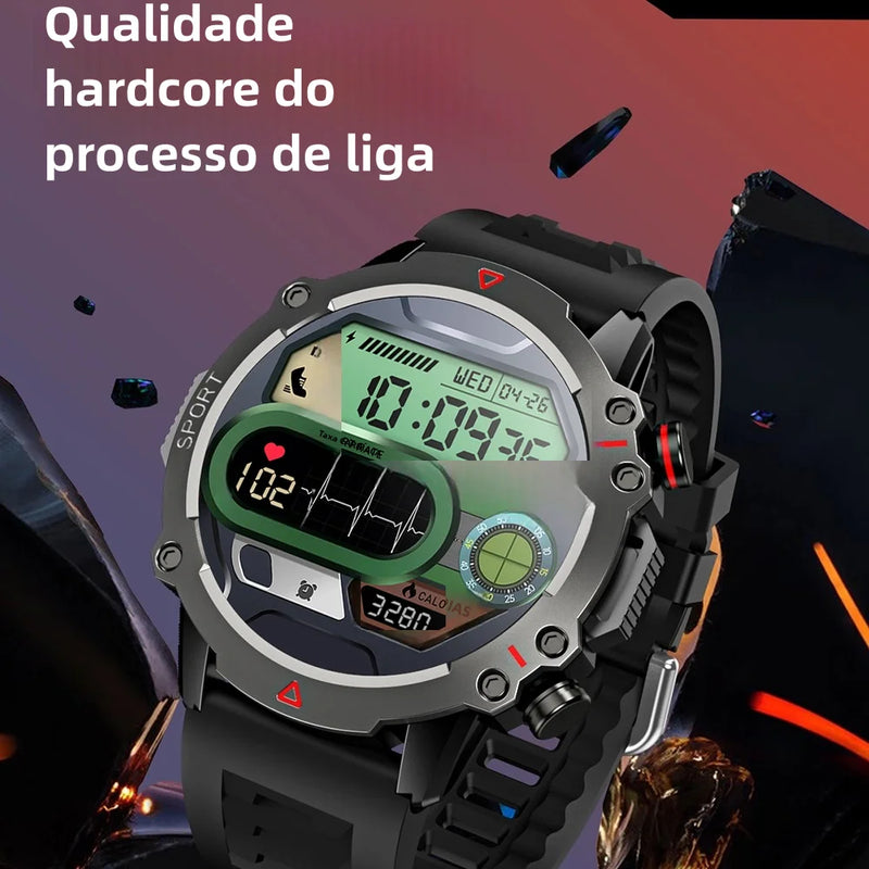 Smart Watch Homens Bluetooth Call Smartwatch Esporte à prova d&