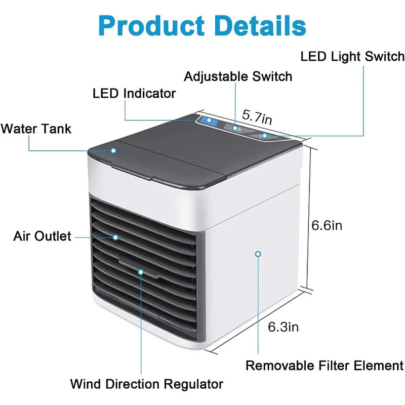 Mini AC Frigorífico, portátil USB