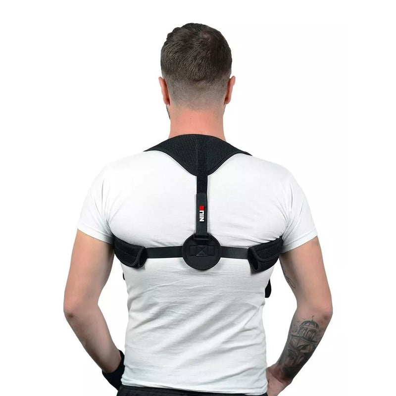 Colete Corretor Postural Magnético Ajustável com Suporte Ergonômico Ajeita Co