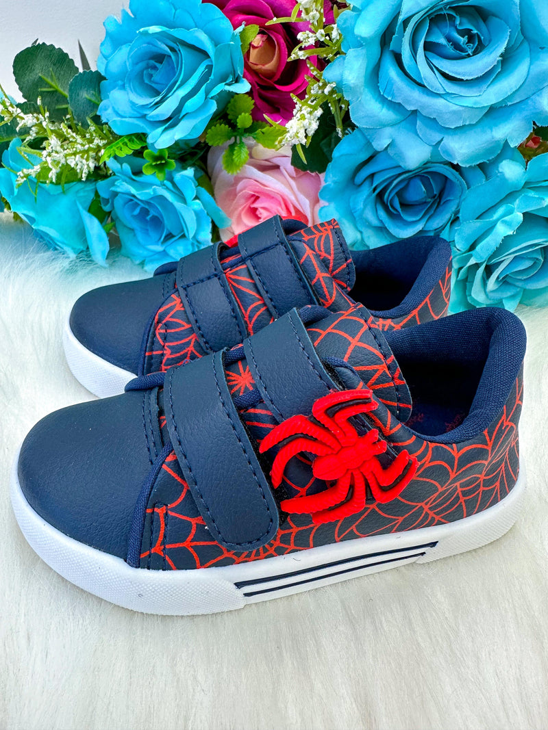 Tênis Encanto de Criança Homem Aranha Azul e Vermelho (TNSENCARNHAAZLVERM)