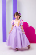 Vestido Bella Infantil/Fantasia Longa Princesa Lilas (VESTFNTSABLCHDRANZEL)