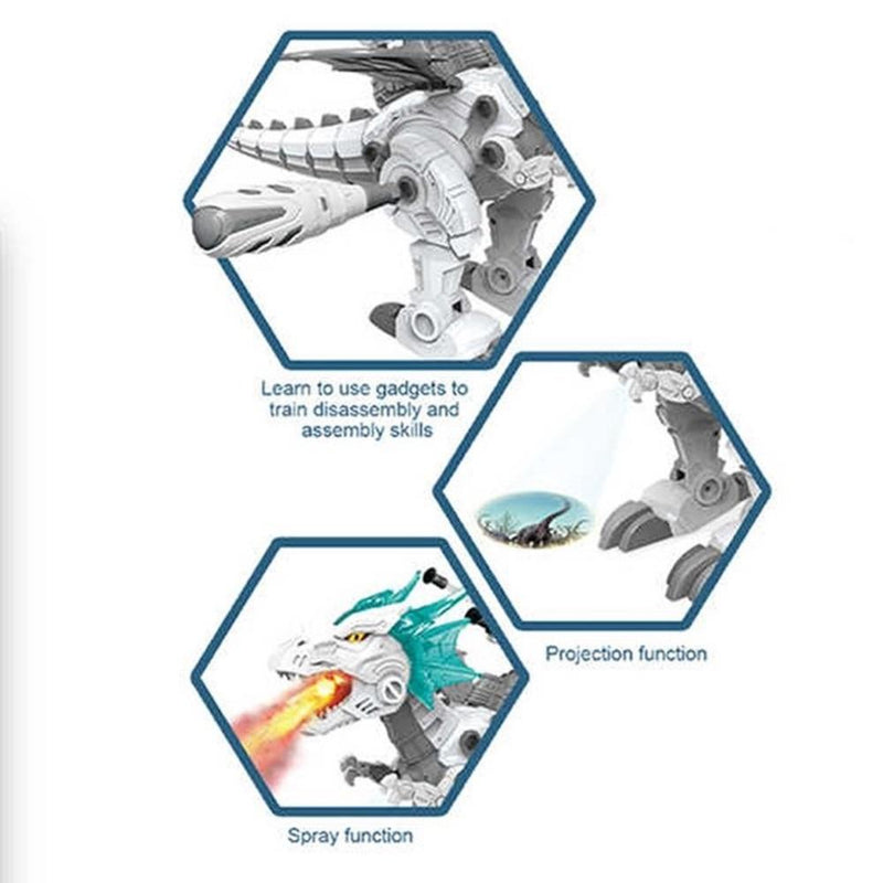 Dinossauro Controle Remoto Interativo com Projetor e Missil (7752)