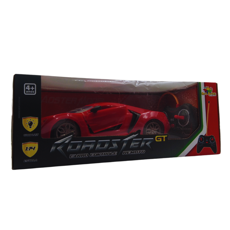 Carro de Controle Remoto Roadster GT - Vermelho (10157)